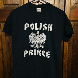 Gildan Black Polish Prince Short Sleeve Tee